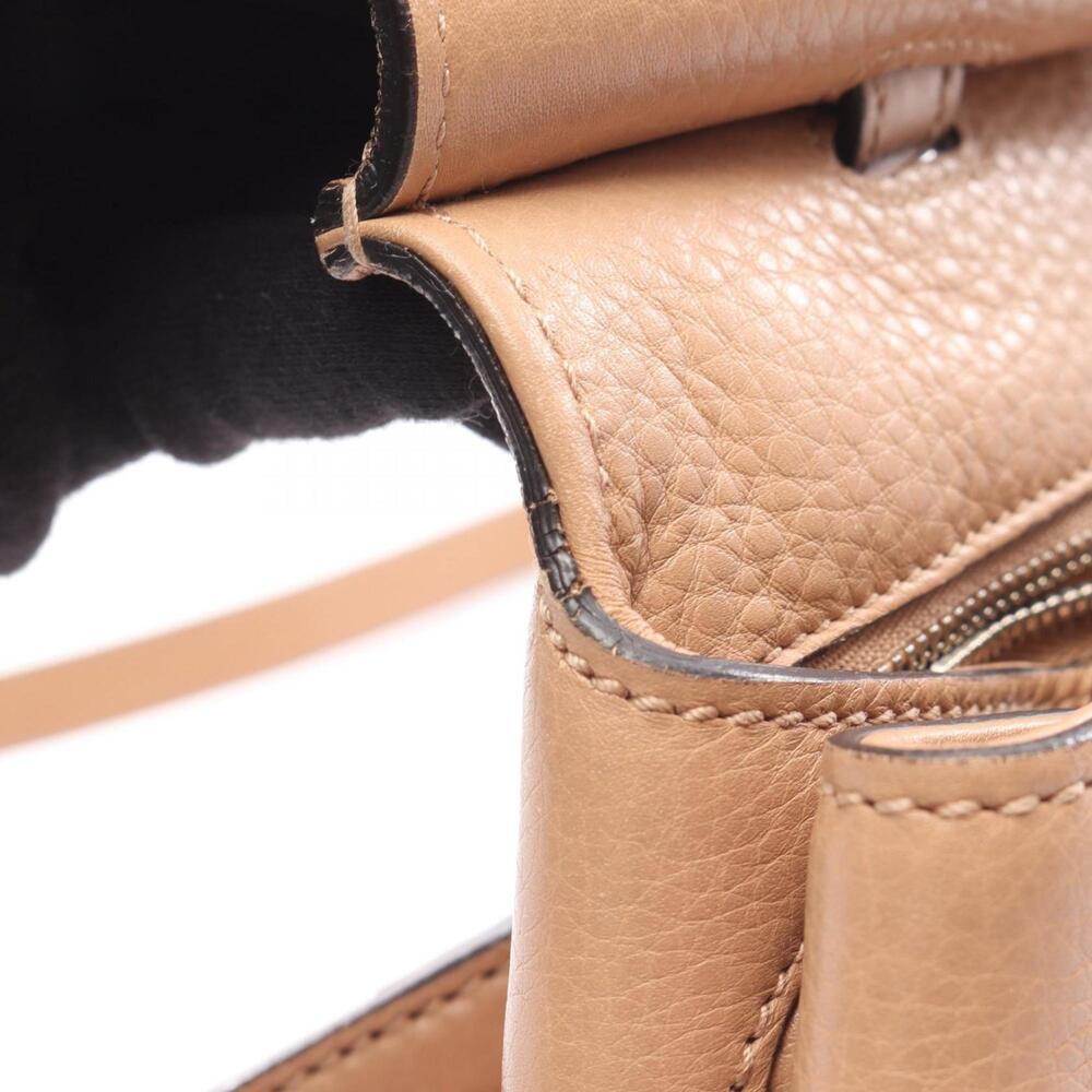 GUCCI Authentic Cream Leather Bamboo Bag - Picture 6 of 15